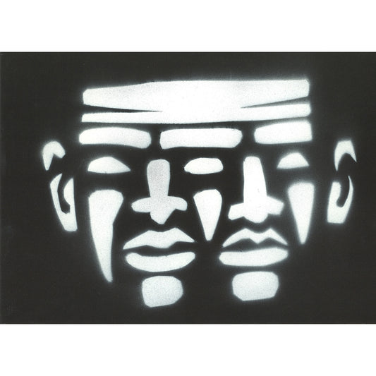 Double Face Stencil - appx 12x9