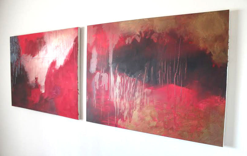 _ Red and Gold - 48x36